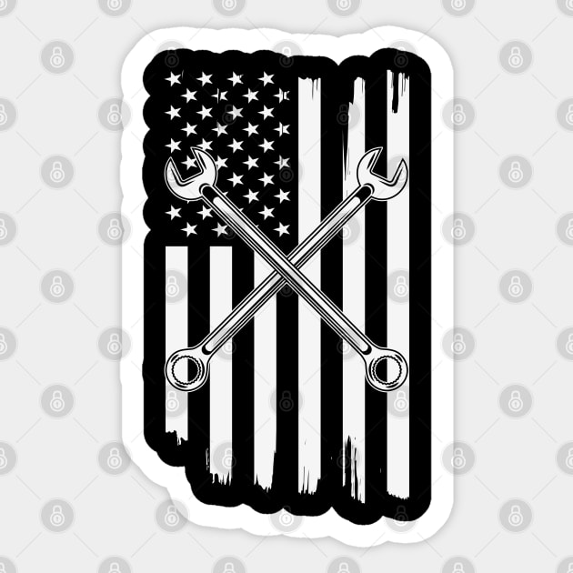 Built to Fix: The Mechanic’s Life Sticker by Steve